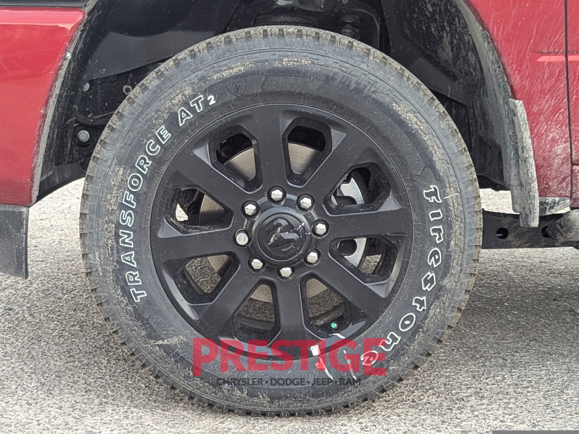 New 2026 Molten Red Pearl-Coat Exterior Paint RAM Laramie image 11