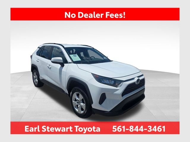 Used 2021 White Toyota LE image 1