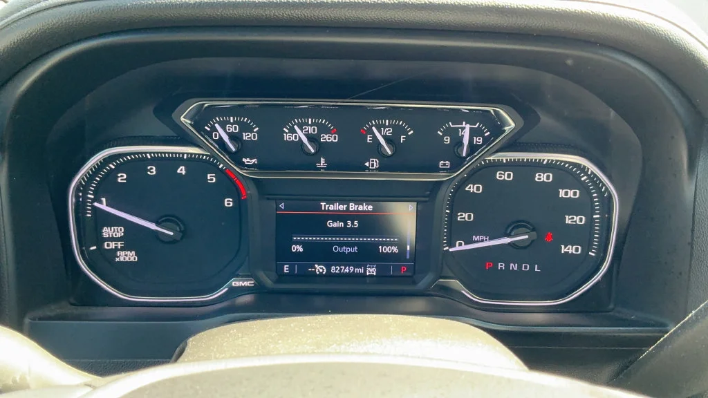 Used 2021 SATIN STEEL METALLIC GMC AT4 image 13