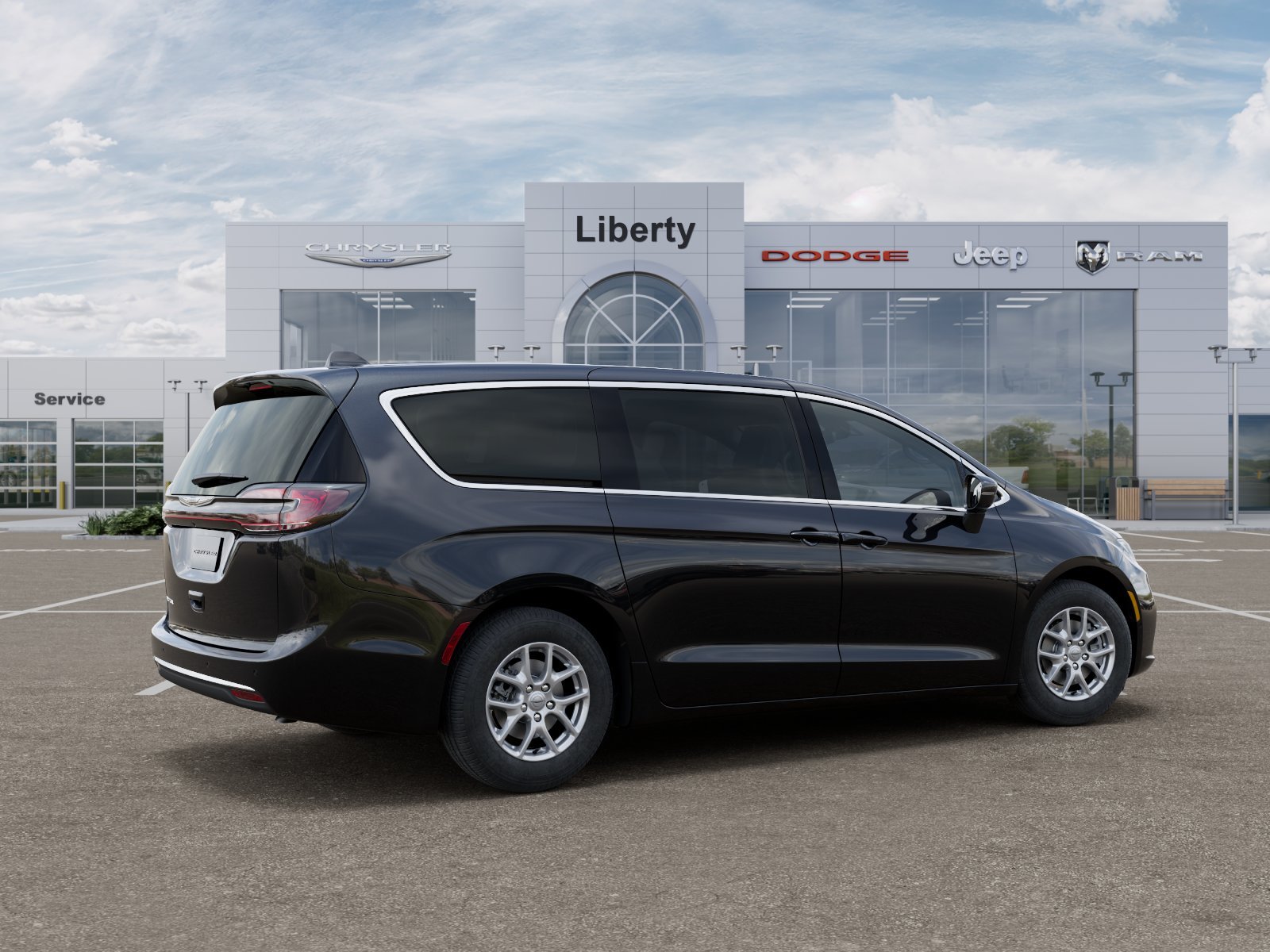 New 2026 Diamond Black Crystal Pearl-Coat Exterior Paint Chrysler Select image 19