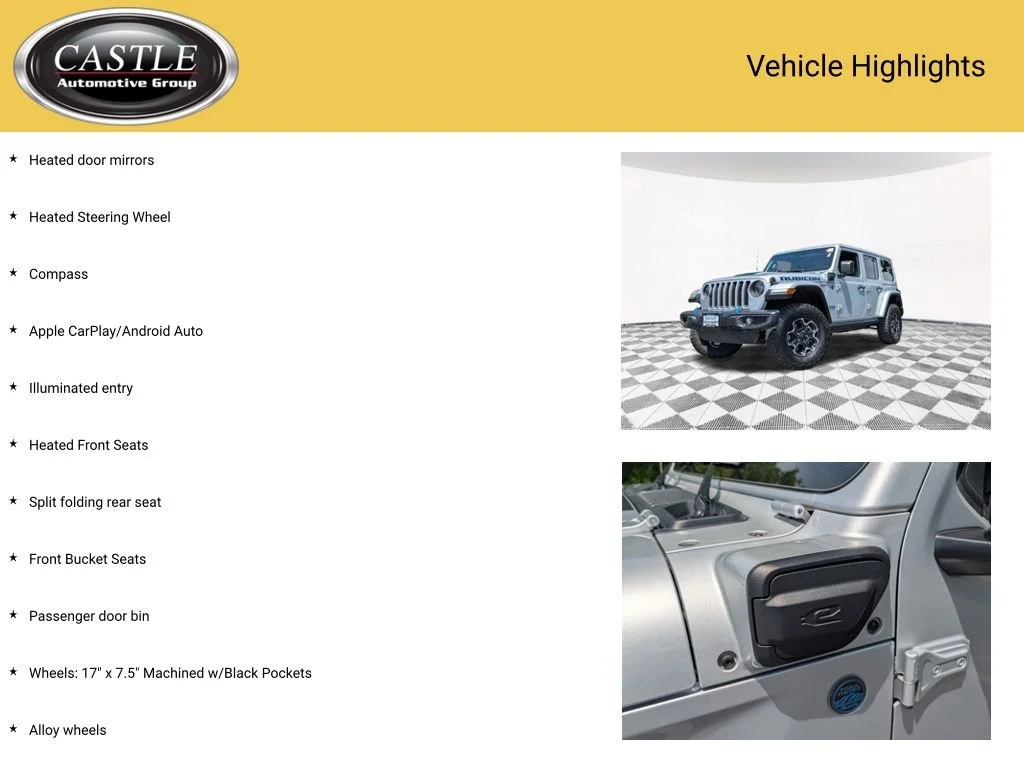 Used 2023 Silver Jeep Rubicon 4x4 image 7