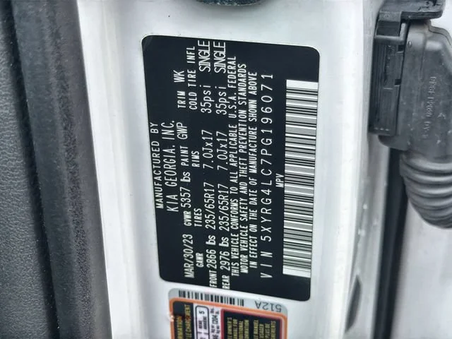Used 2023 White Kia LX image 33