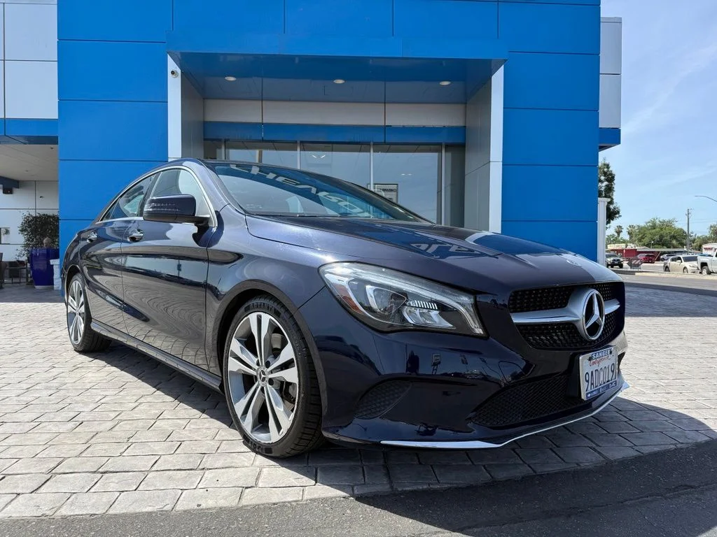 Used 2018 Blue Mercedes-Benz CLA 250 image 4