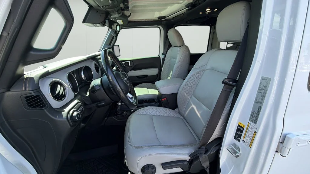 Used 2021 White Jeep Unlimited Sahara High Altitude image 18