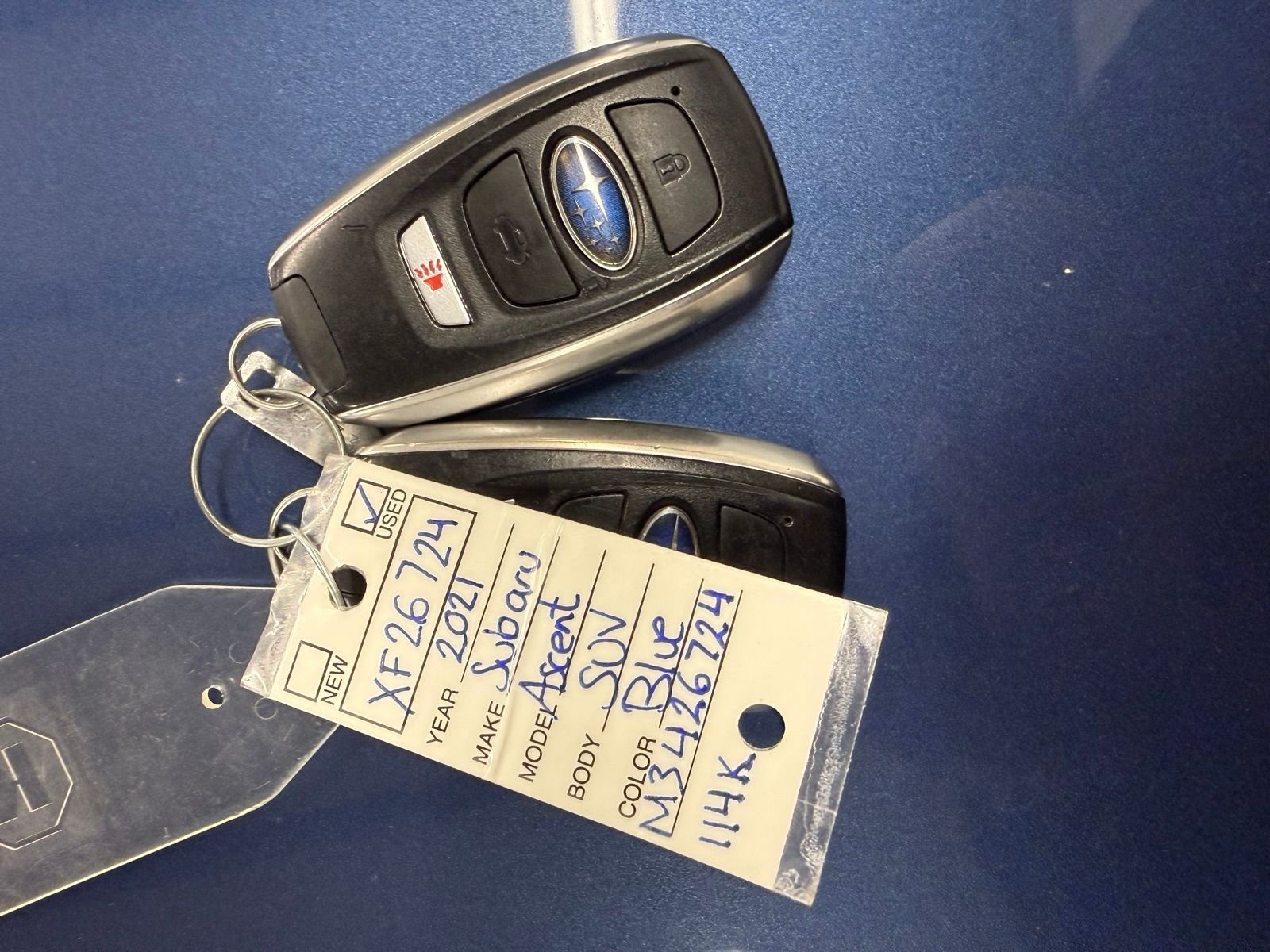 Used 2021 Blue Subaru Touring image 29