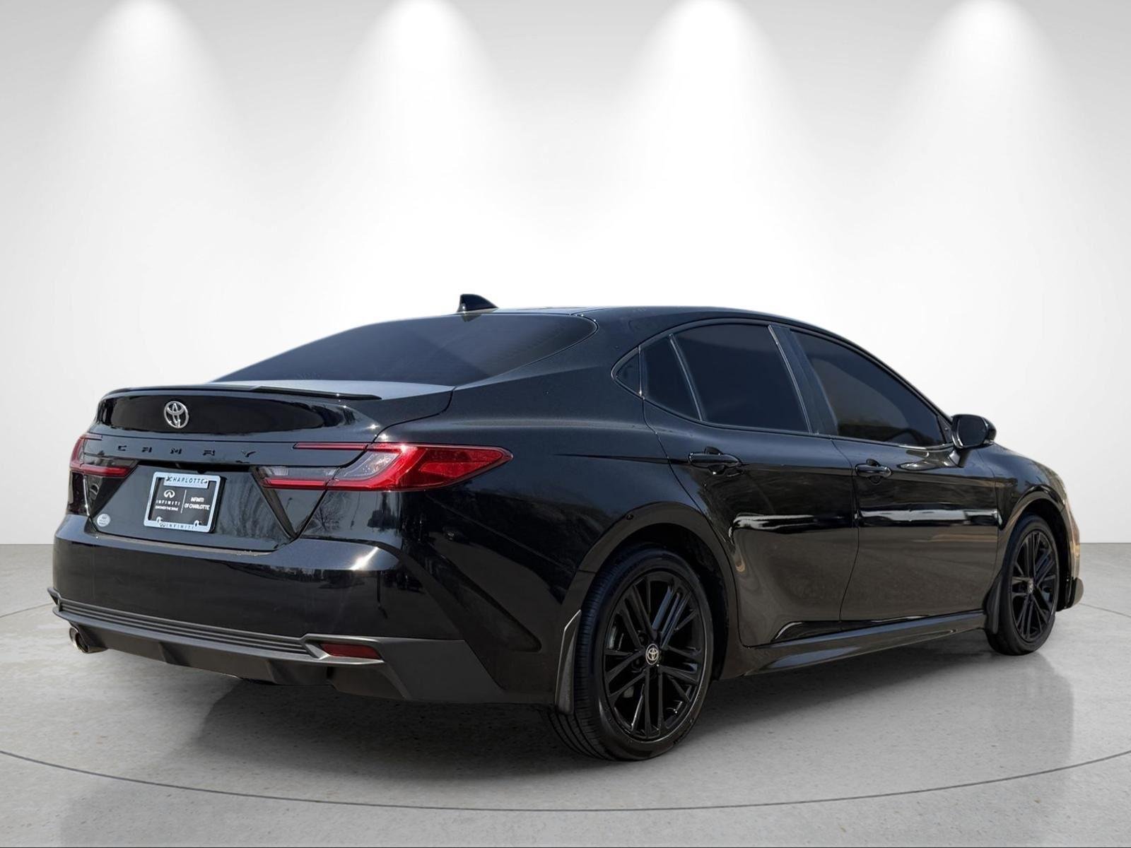 Used 2025 Midnight Black Metallic Toyota SE image 5