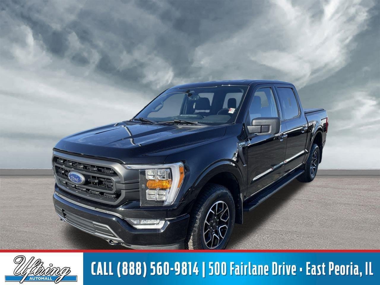 Used 2022 Agate Black Ford XLT image 1