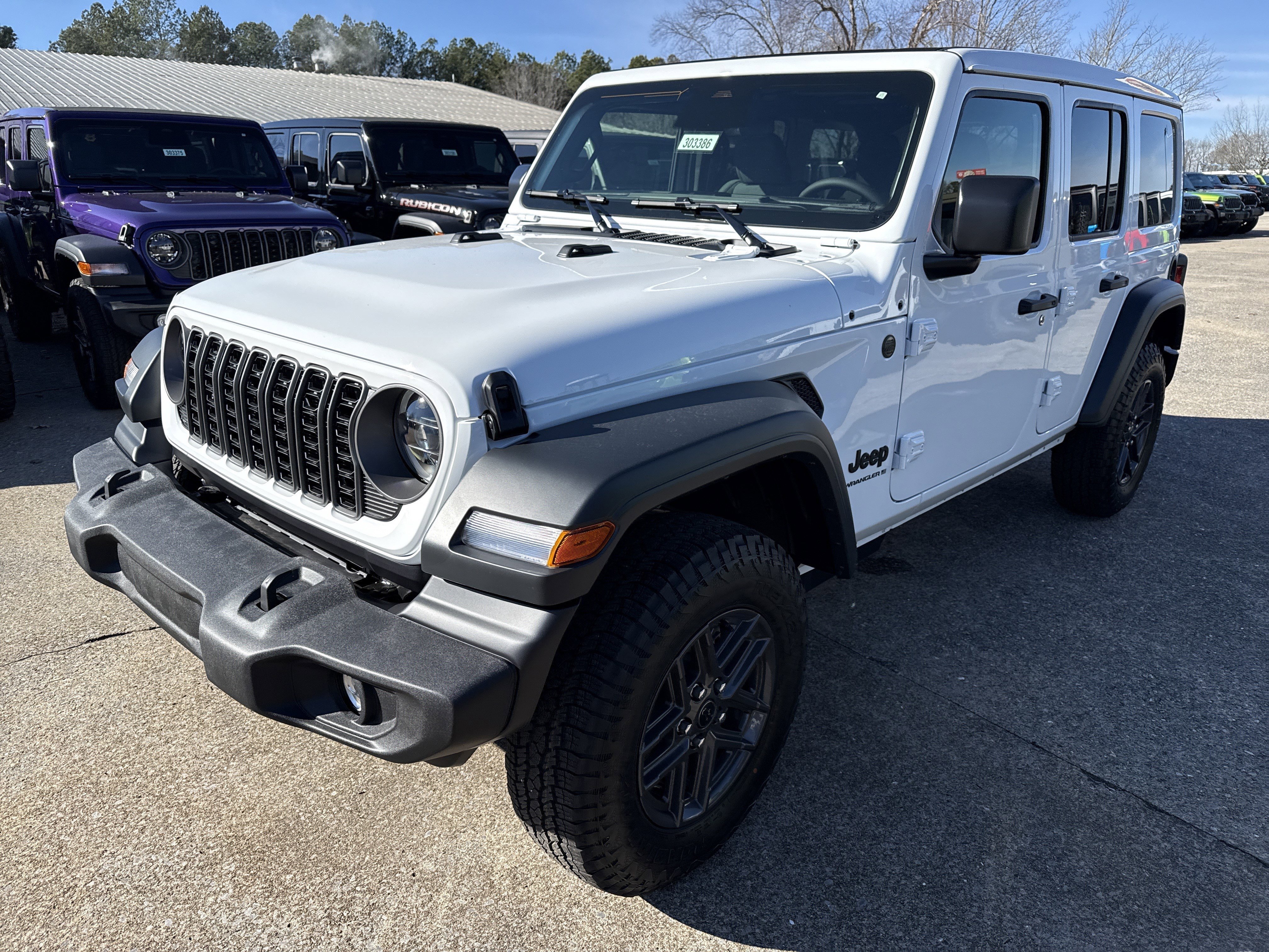 New 2026 Bright White Clearcoat Jeep Sport S image 3