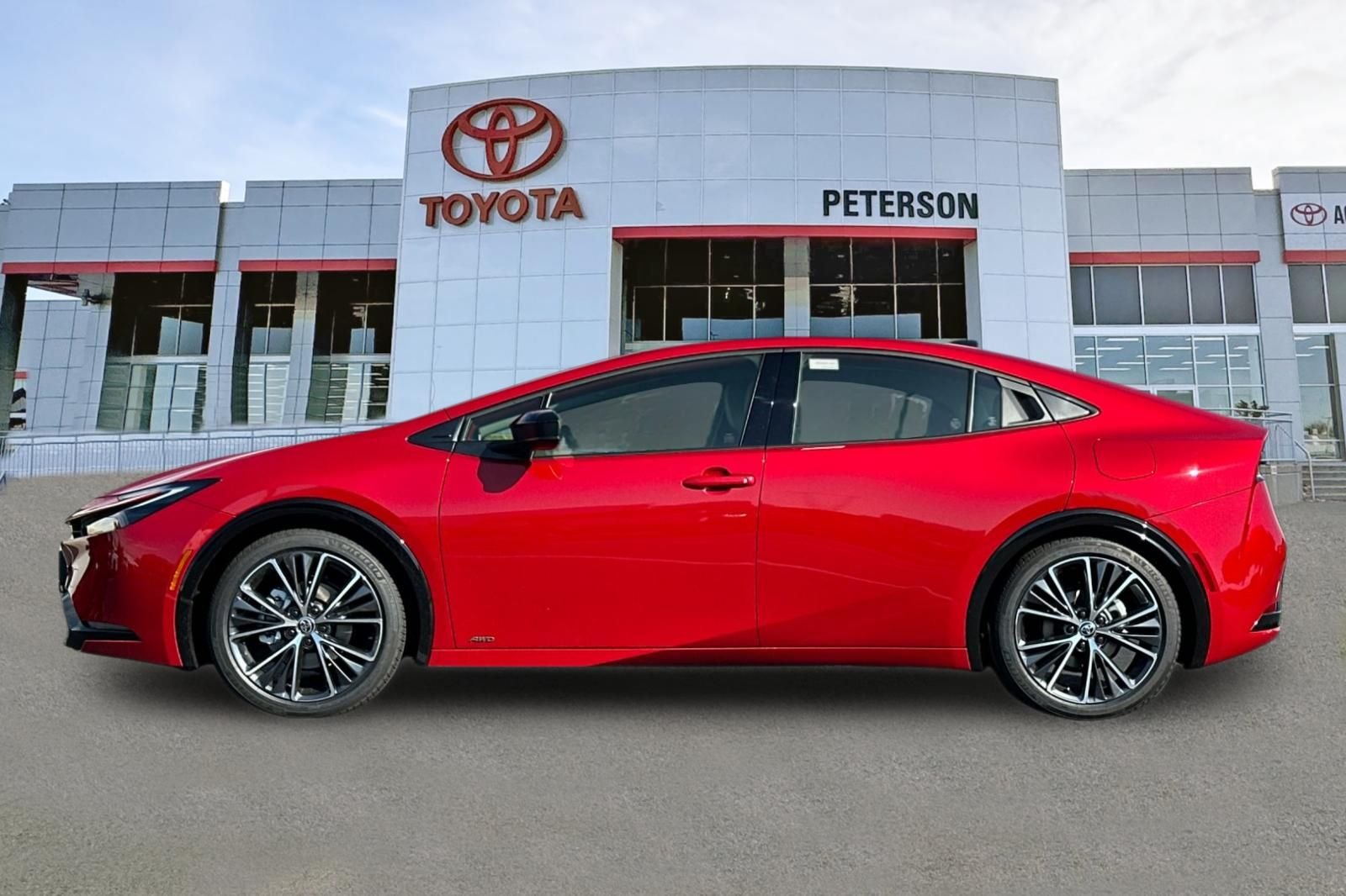 New 2026 Supersonic Red Toyota XLE AWD image 7