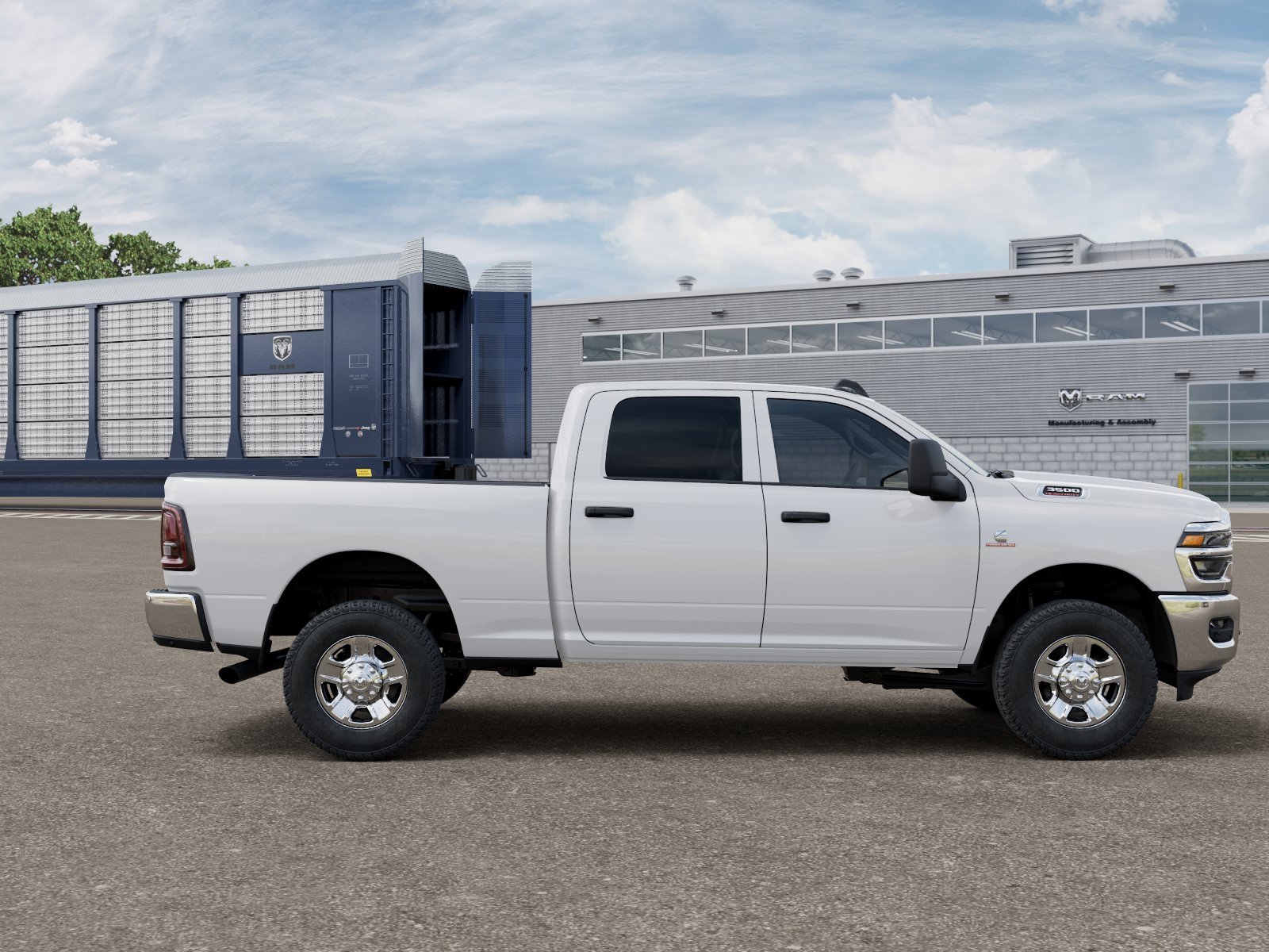New 2026 Bright White Clear-Coat Exterior Paint RAM Tradesman image 12