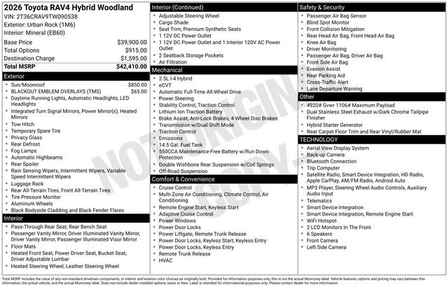 New 2026 Urban Rock Toyota  Woodland image 32