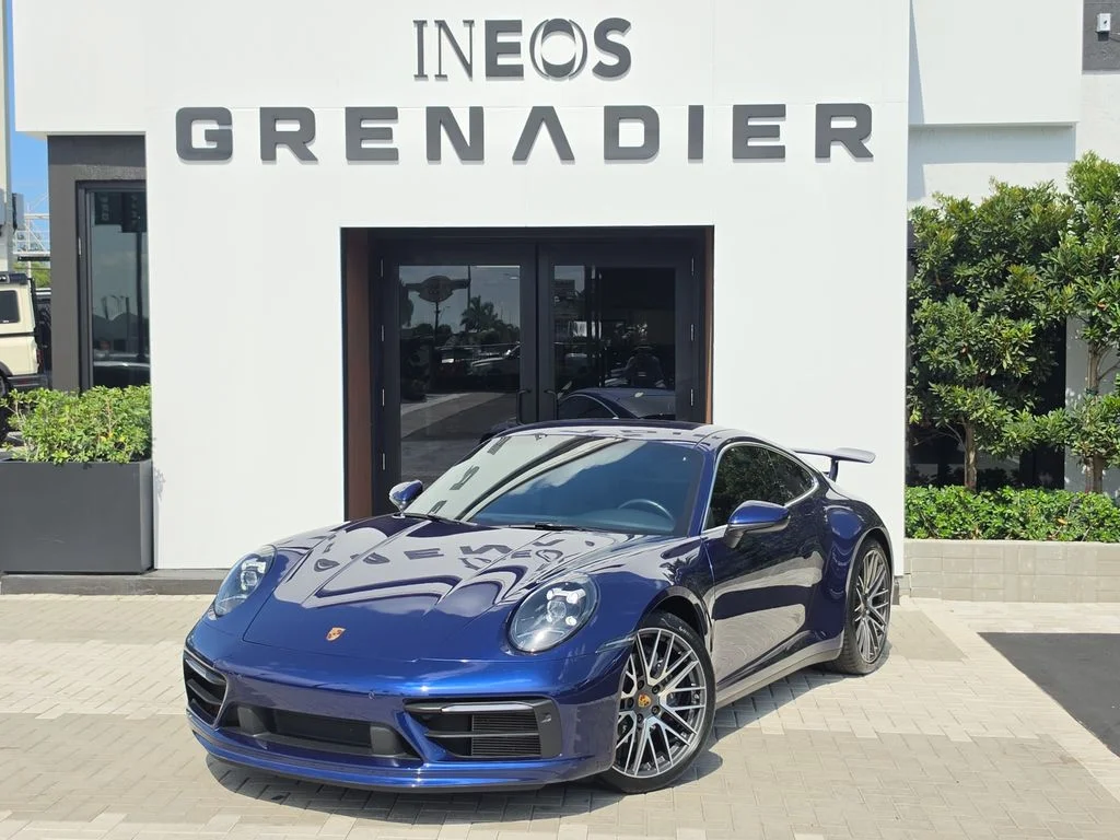 Used 2022 Blue Porsche Carrera image 1