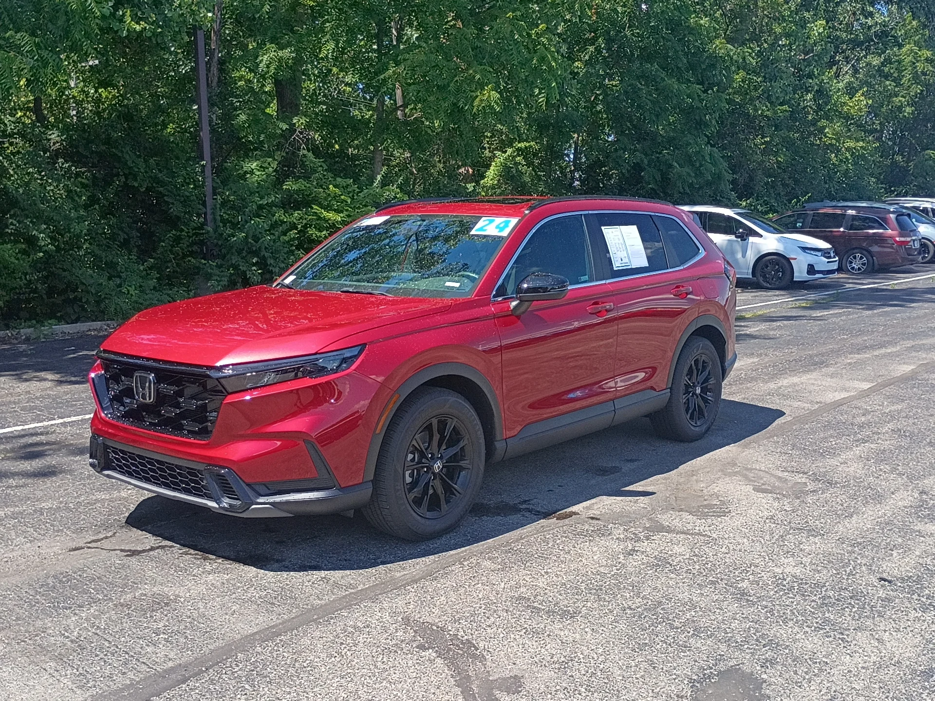 Certified Used 2024 Radiant Red Metallic Honda Sport-L image 7