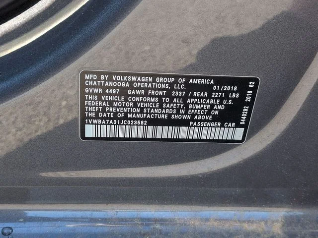 Used 2018 Gray Volkswagen 2.0T SE image 38