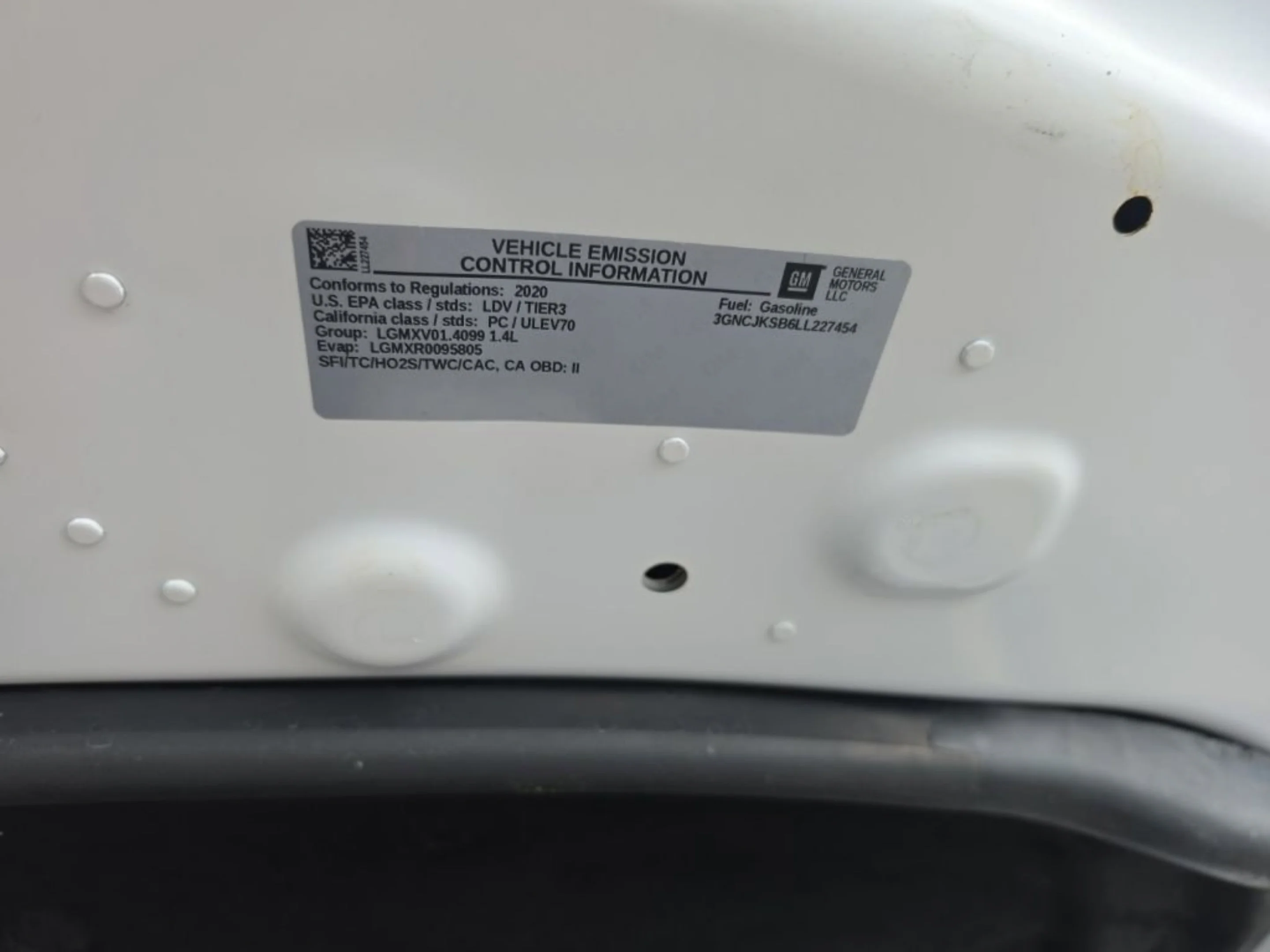 Used 2020 SUMMIT WHITE Chevrolet LS image 11