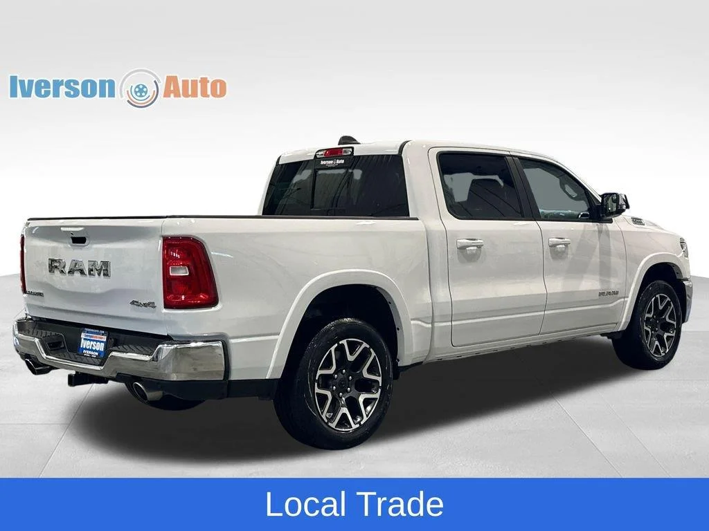 Used 2025 Bright White Clearcoat Ram Laramie image 9