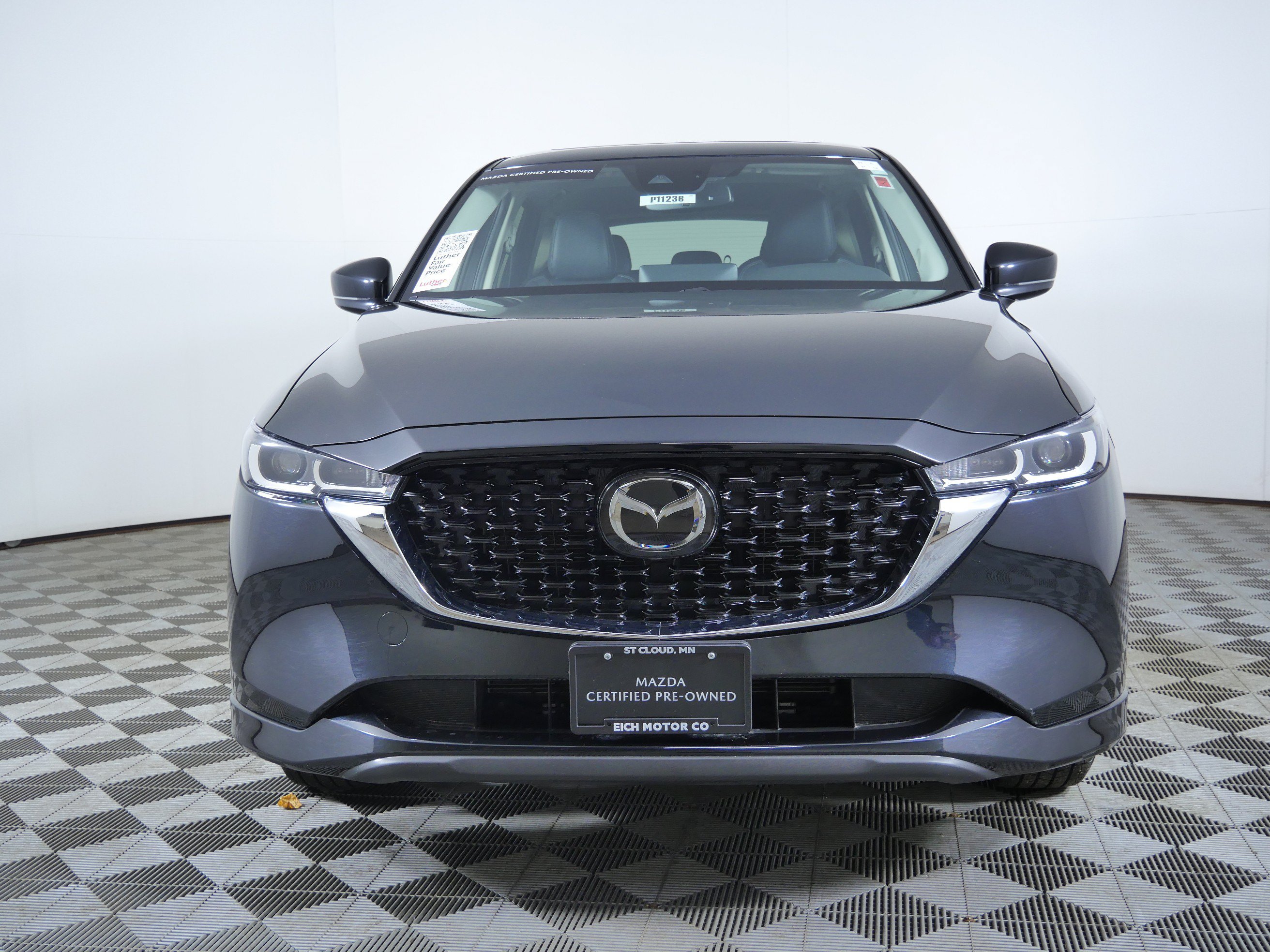 Certified 2025 Mazda CX-5 S Preferred package with VIN JM3KFBCL1S0623744 for sale in St. Cloud, Minnesota
