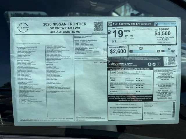 New 2026 Bluestone Pearl Nissan SV image 29