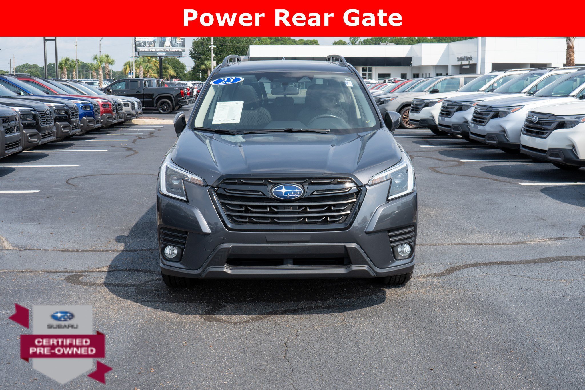 Used 2023 Magnetite Gray Metallic Subaru Premium image 8