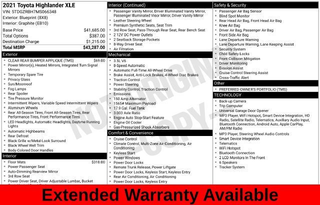 Used 2021  Toyota XLE image 5