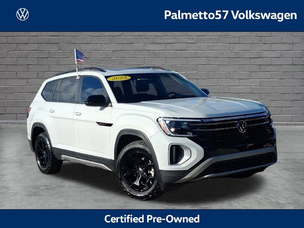 Certified Used 2024 White Volkswagen 2.0T Peak Edition SE w/Technology image 1