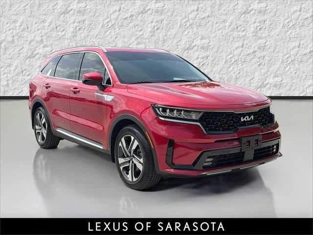Used 2023 Runway Red Kia EX image 1