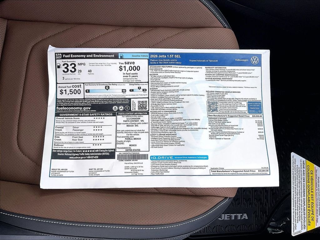 2026 Volkswagen Jetta SEL - Photo 17