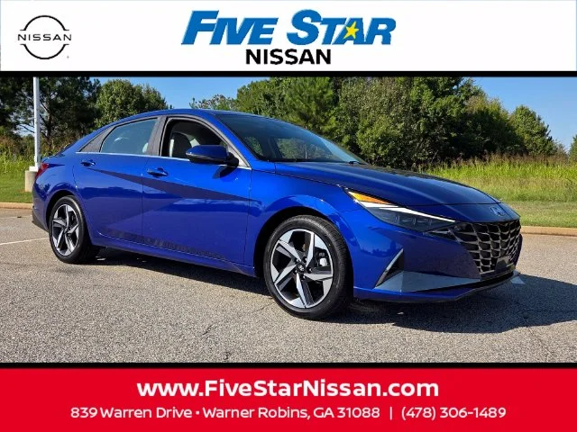 Used 2023 Blue Hyundai Limited image 1