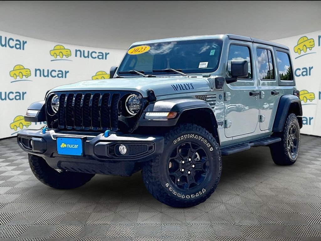 Used 2023 Gray Jeep Willys 4xe image 3
