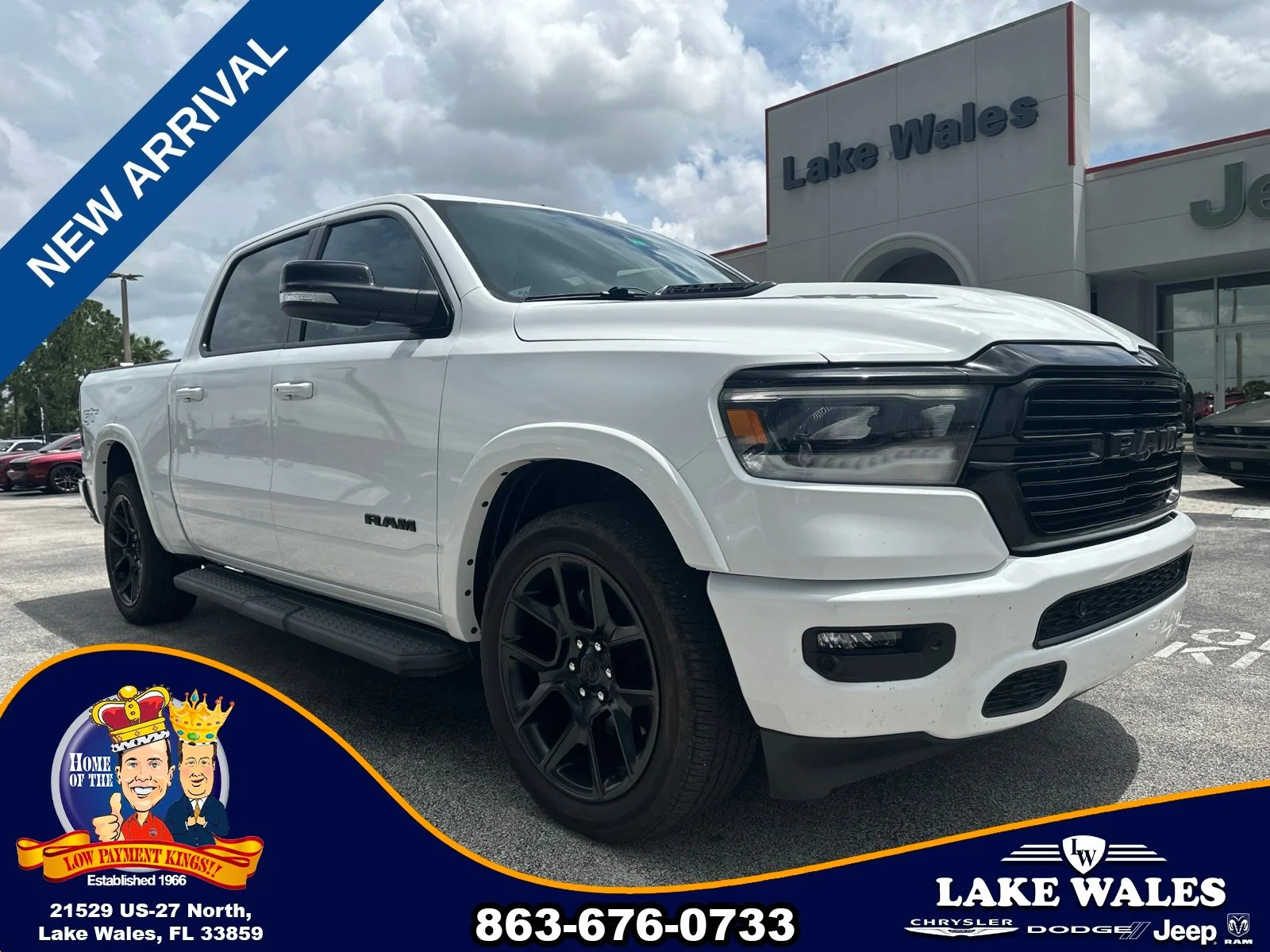 Used 2022 White Ram Laramie image 1
