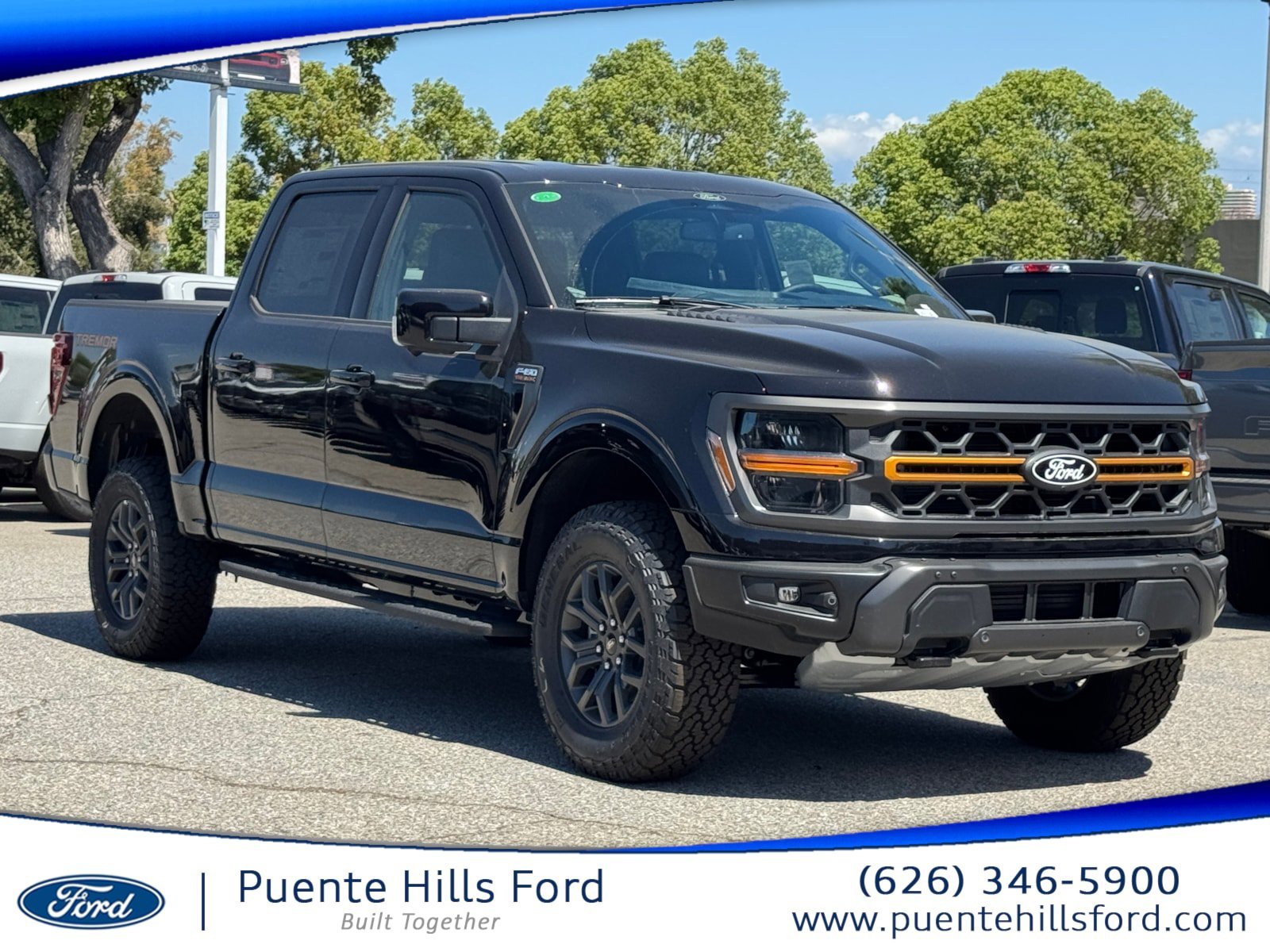 New 2025 Agate Black Metallic Ford Tremor® image 1