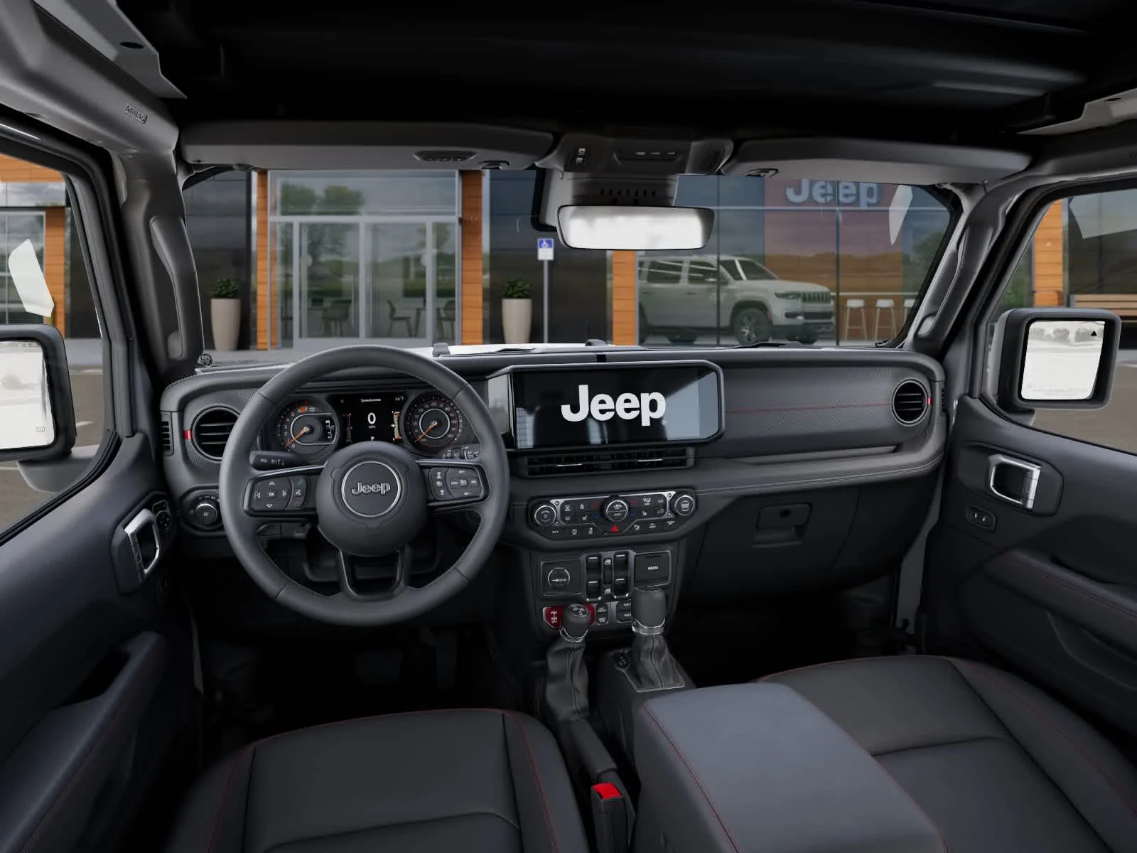 New 2027 Bright White Clearcoat Jeep Rubicon X image 14