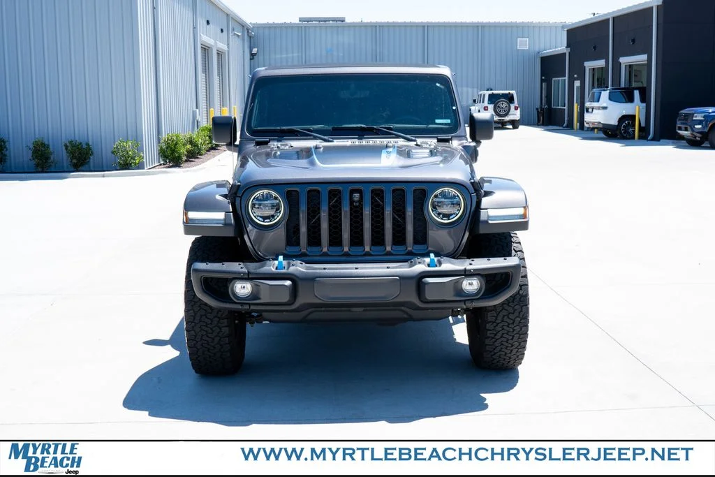 Used 2021 Granite Crystal Metallic Clearcoat Jeep Unlimited Rubicon 4xe image 9