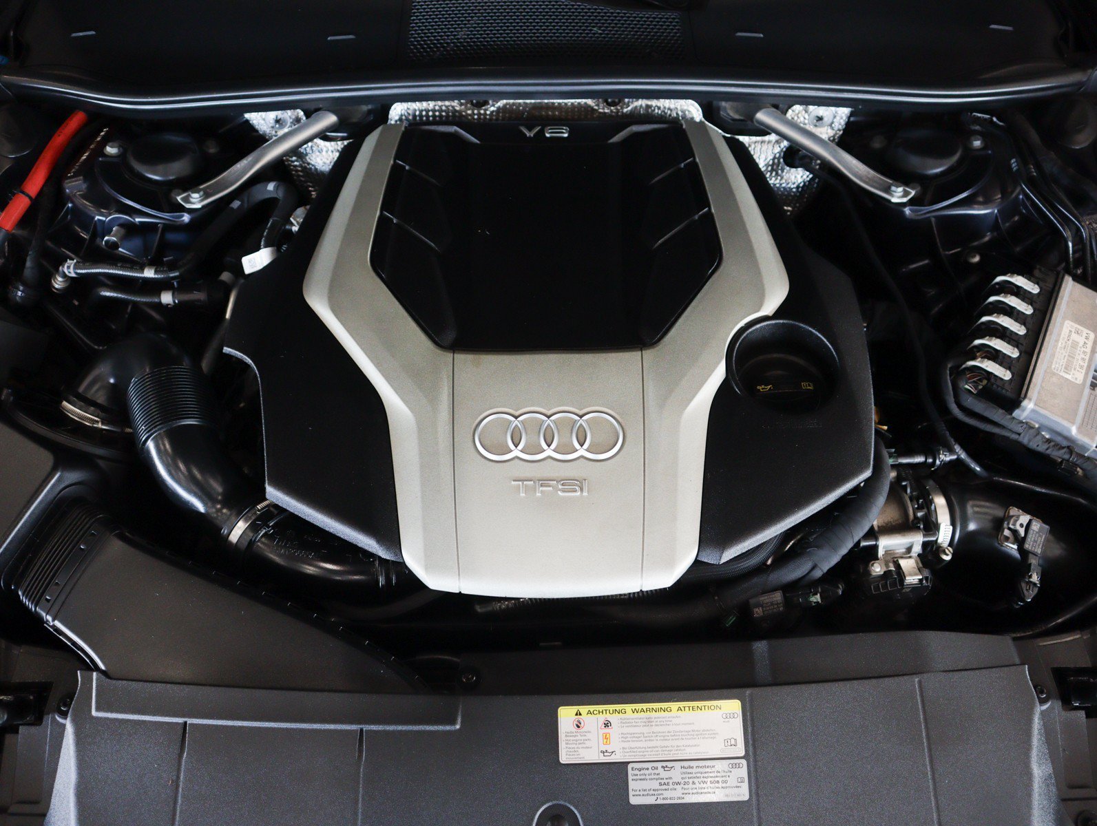Used 2019 Firmament Blue Metallic Audi Premium Plus image 4