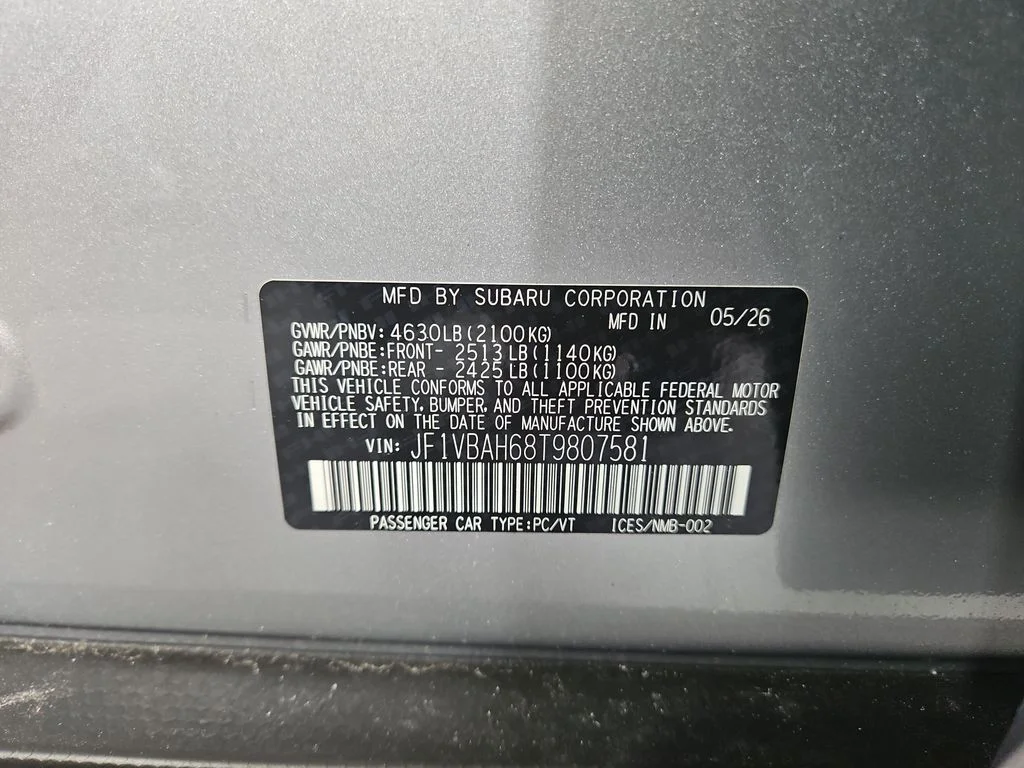 New 2026 ICE SILVER METALLIC Subaru Premium image 29