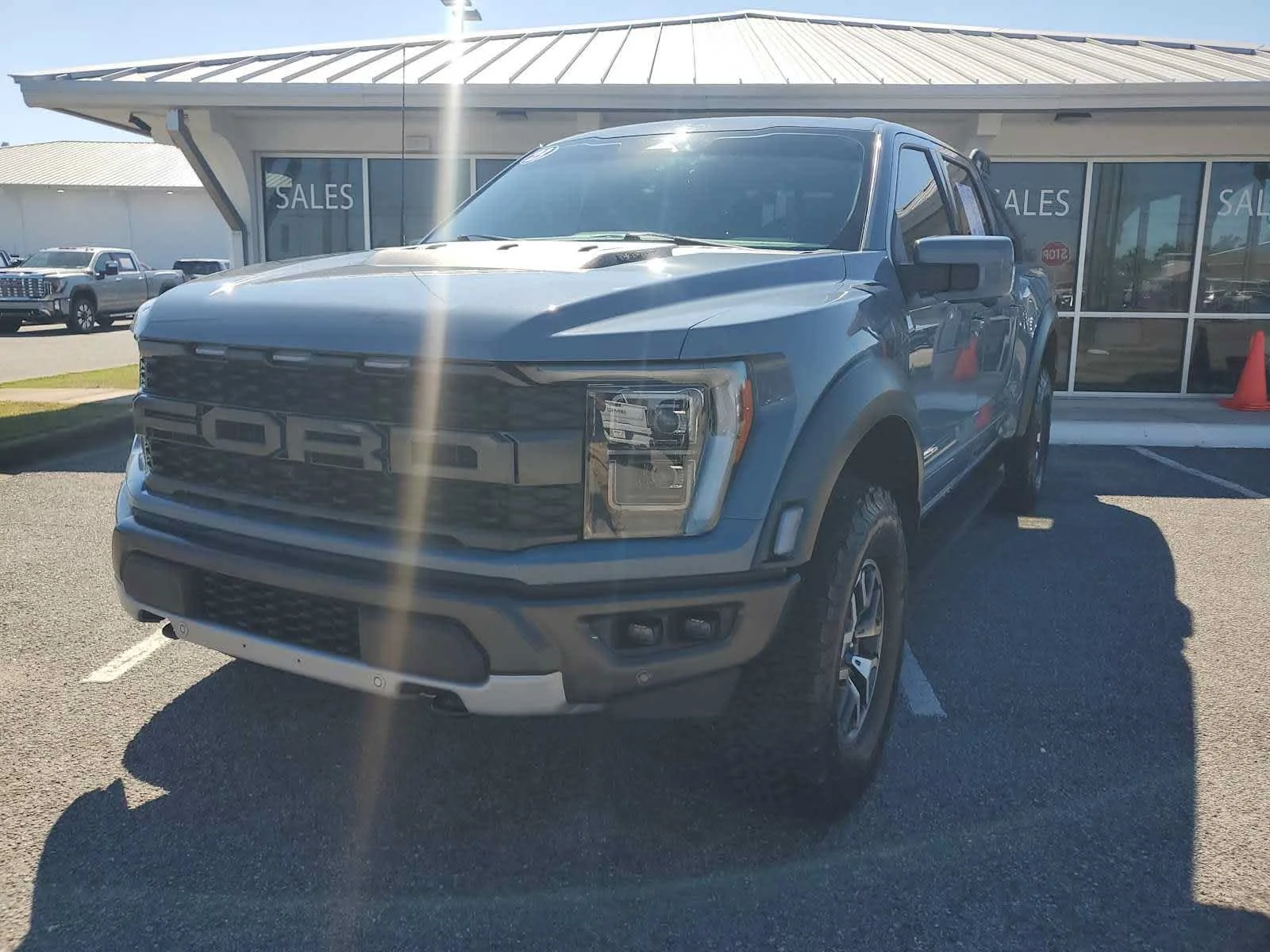 Used 2023 Antimatter Blue Metallic Ford Raptor image 1