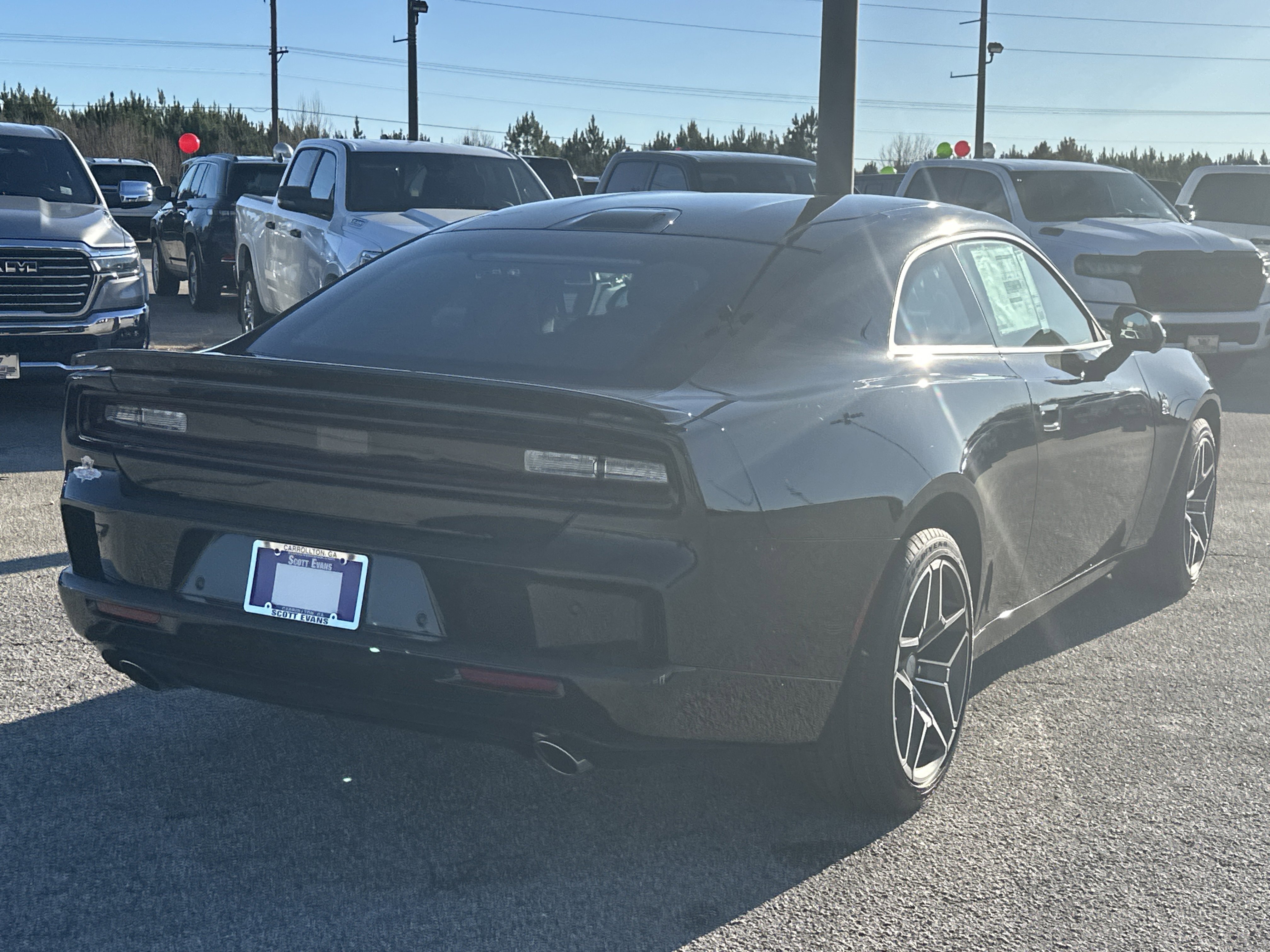 New 2026 Diamond Black Crystal Pearlcoat Dodge Scat Pack Plus image 8