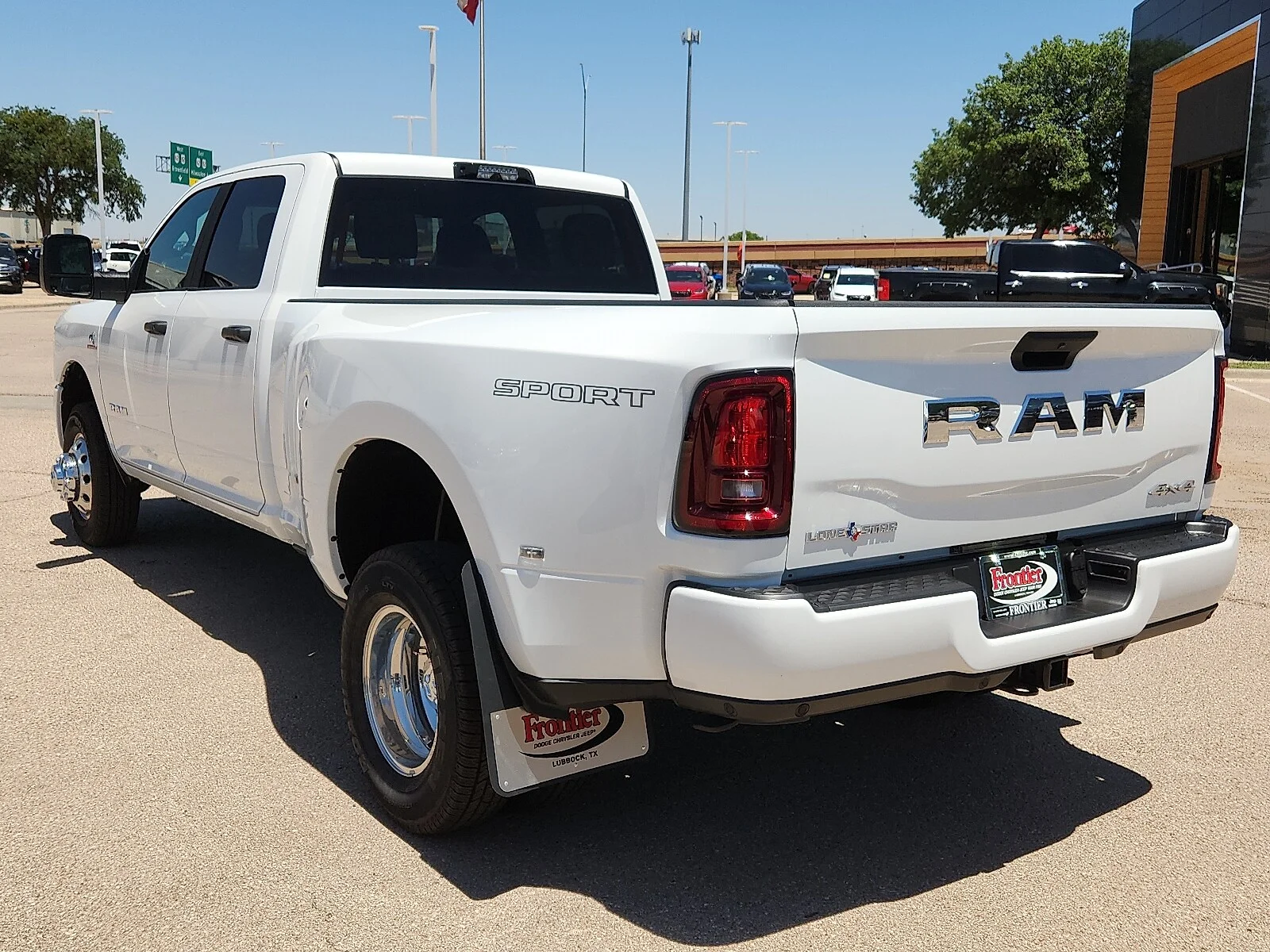 New 2026 Bright White Clear-Coat  Paint Ram LONE STAR CREW CAB 4X4 8