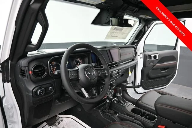 New 2026 Bright White Clear-Coat Exterior Paint Jeep Rubicon X image 19
