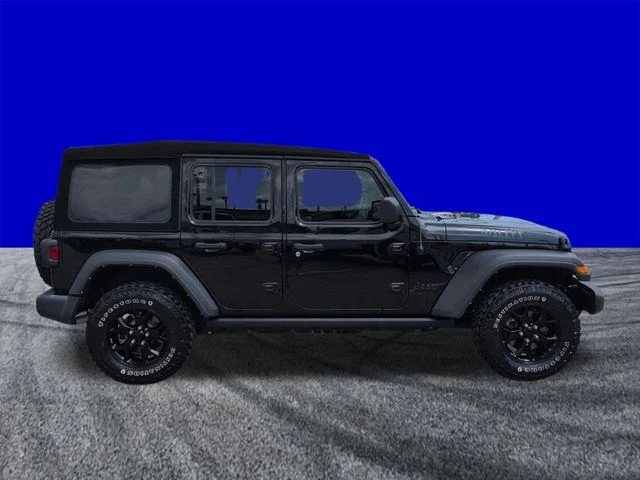 Certified Used 2022 Black Clearcoat Jeep Unlimited Willys image 3