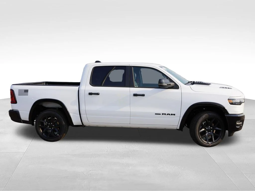 New 2026 Bright White Clear-Coat Exterior Paint RAM Laramie image 2