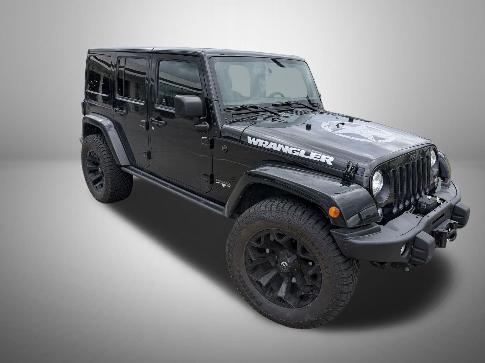 Used 2017 Black Jeep Unlimited Sahara image 2