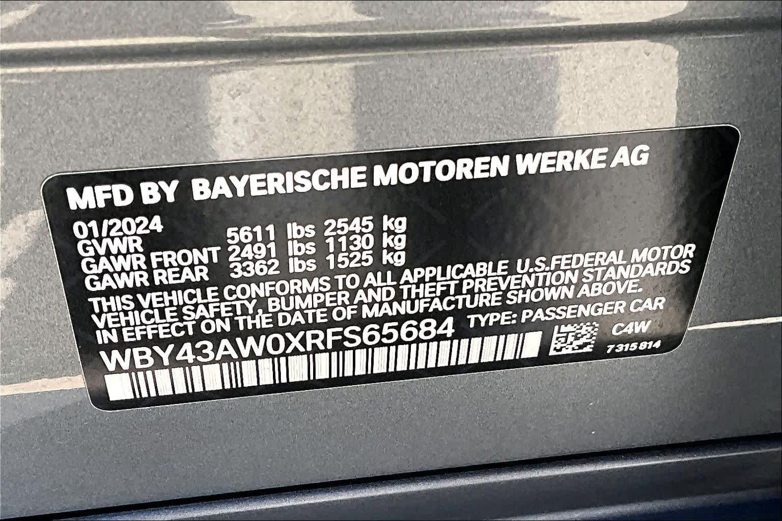 Used 2024 Skyscraper Grey Metallic BMW eDrive35 image 33