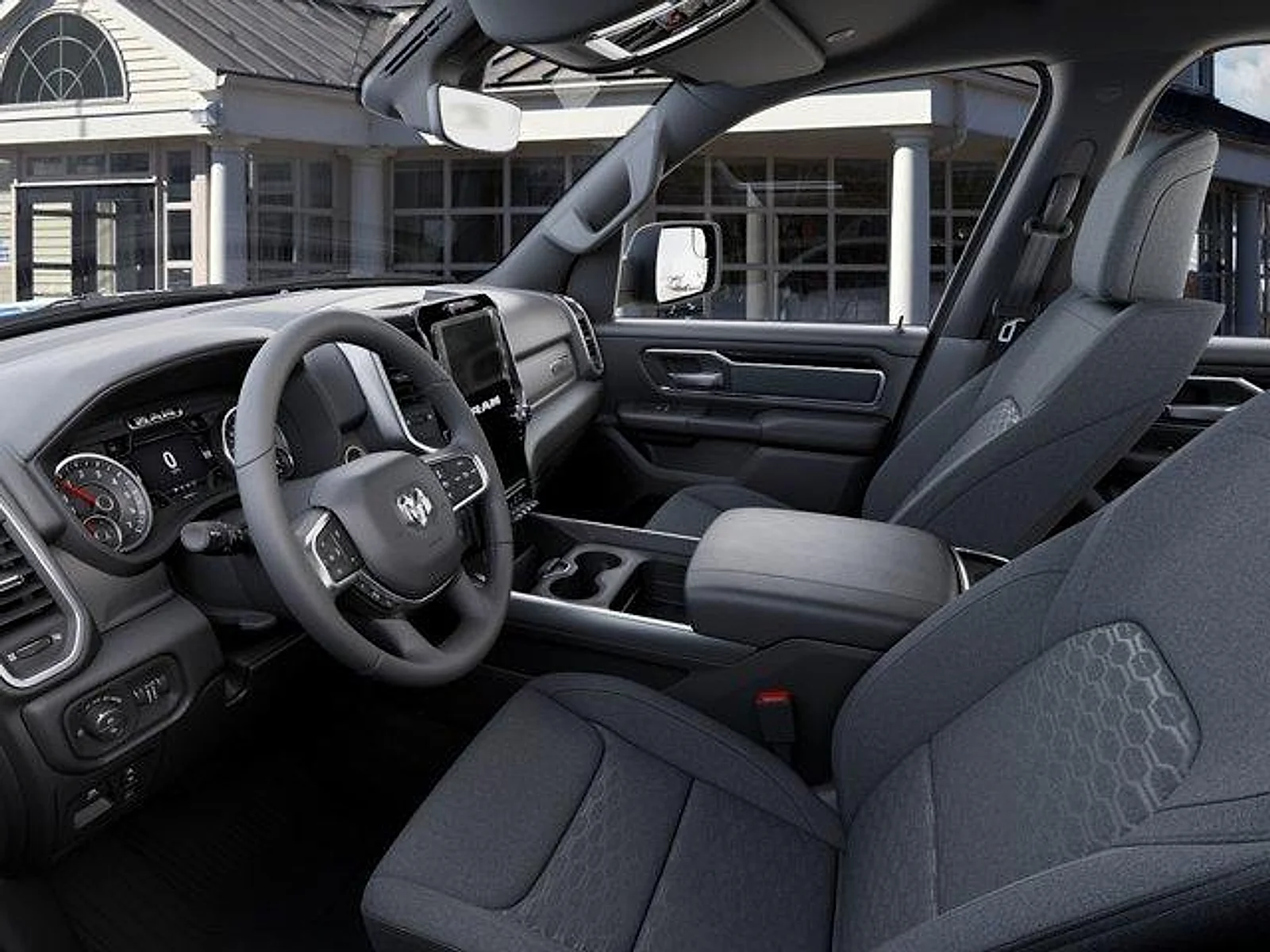 New 2026 Hydro Blue Pearlcoat RAM Big Horn Crew Cab 4x4 6