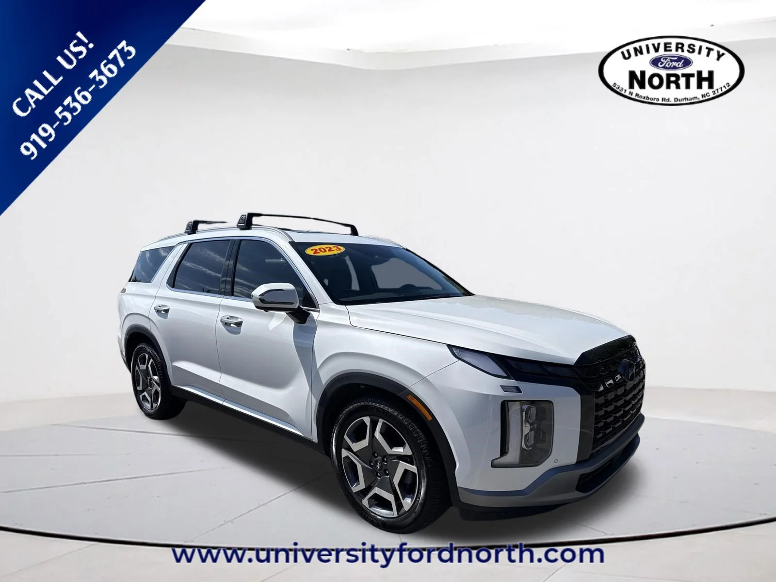 Used 2023 Hyper White Hyundai SEL image 1
