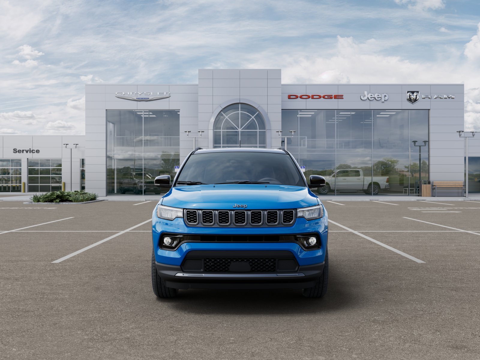 New 2025 Hydro Blue Pearl-Coat Exterior Paint Jeep Limited image 35