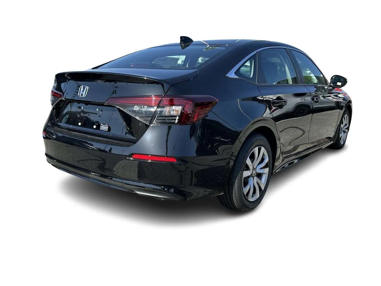 Used 2025 Crystal Black Pearl Honda LX CVT Sedan Certified Pre-Owned   No Accident   O image 14