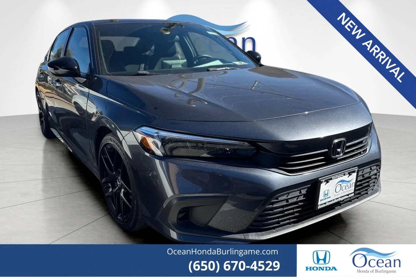 Certified Used 2022 Meteorite Gray Metallic Honda Sport image 1