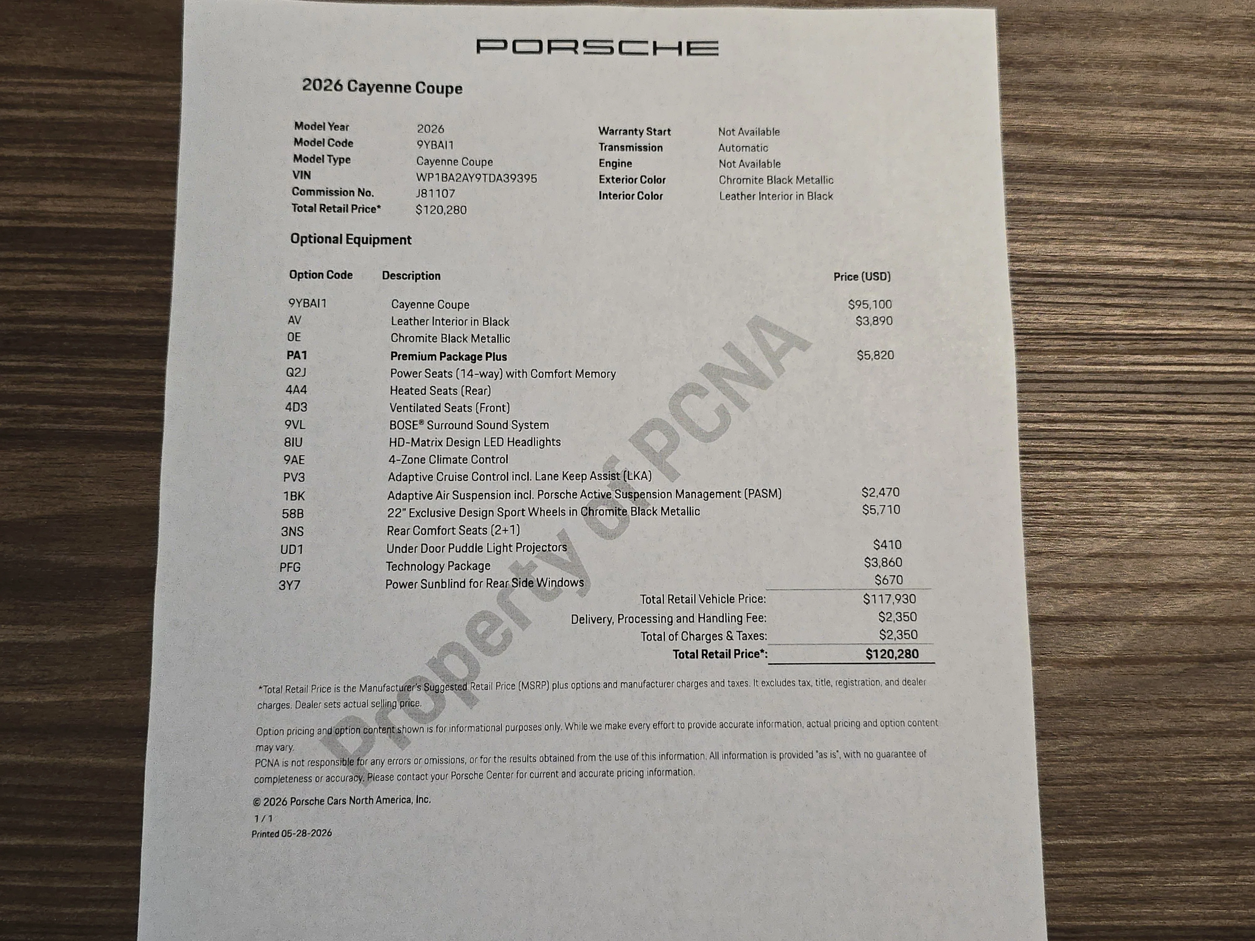 New 2026 Chromite Black Metallic Porsche  image 30