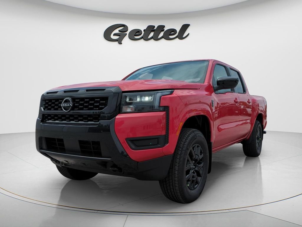 Red Alert 2026 Nissan Frontier Pickup Truck Four-Wheel Drive 9-Speed Automatic Overdrive